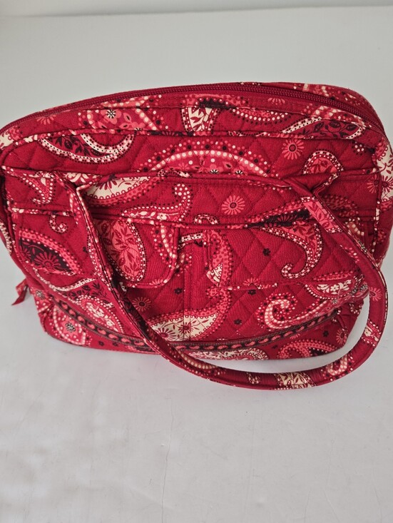 Vera Bradley Handbags - Vera Bradley Mesa Red Bowler Bag